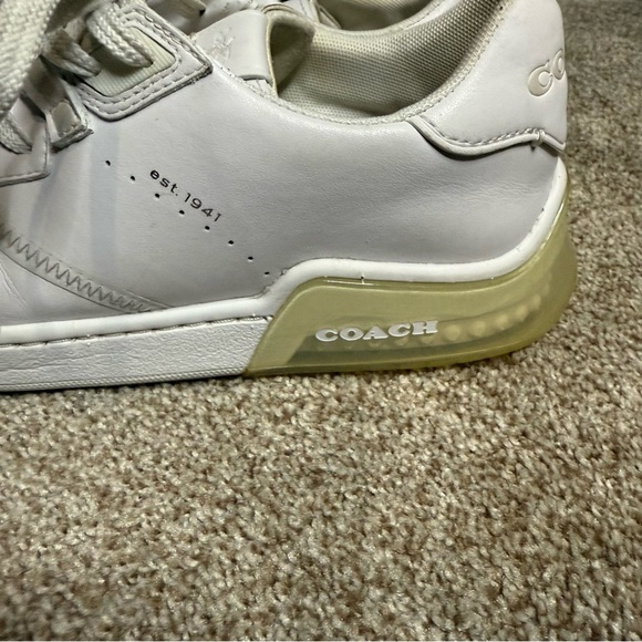 Coach Men's White Sneakers - Picture 9 of 14